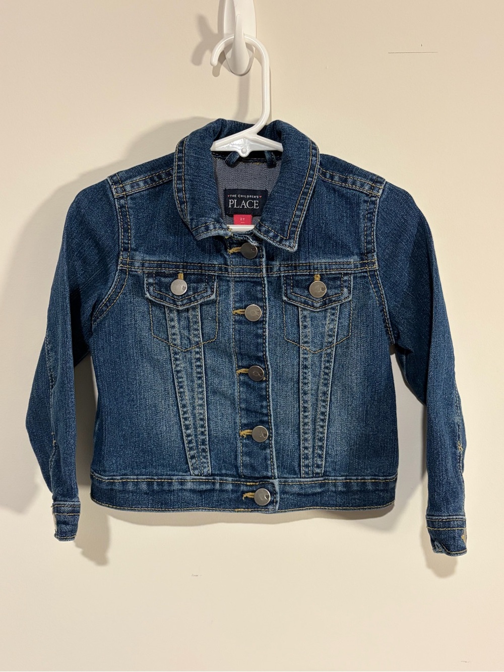 Children’s Place Blue Denim Jacket Size 2T Classic Everyday Layering Staple